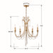 Crystorama ARC-1905-GA-CL-MWP Arcadia Five Light Chandelier Antique Gold Alternate Image 4.jpg