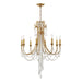 Crystorama ARC-1908-GA-CL-MWP Arcadia Eight Light Chandelier Antique Gold Alternate Image.jpg