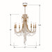 Crystorama ARC-1908-GA-CL-MWP Arcadia Eight Light Chandelier Antique Gold Alternate Image 4.jpg