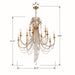 Crystorama ARC-1909-GA-CL-MWP Arcadia 12 Light Chandelier Antique Gold Alternate Image 4.jpg