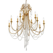 Crystorama ARC-1909-GA-CL-MWP Arcadia 12 Light Chandelier Antique Gold Main Image.jpg