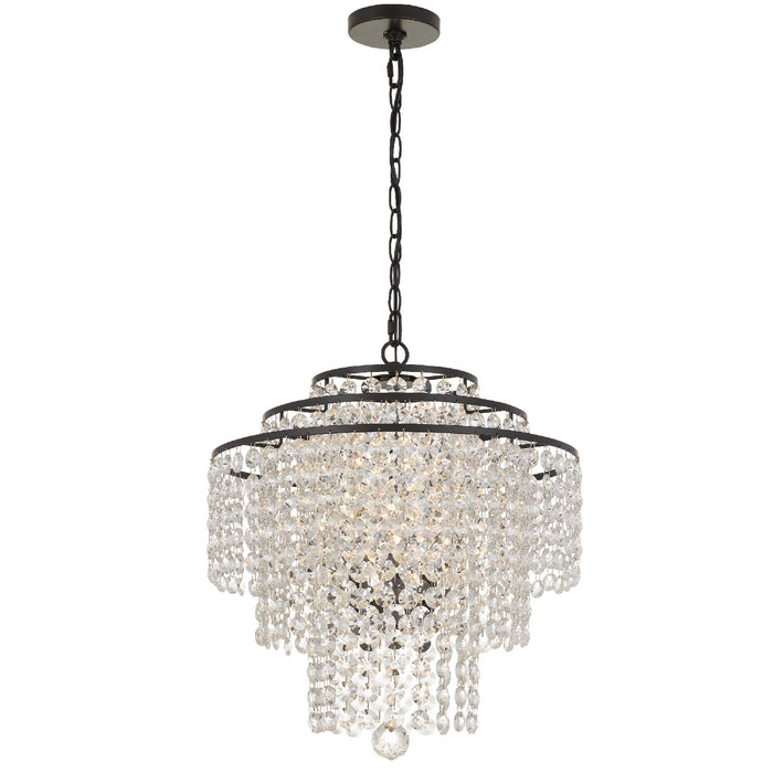 Crystorama ARI-304-DB-CL-MWP Arielle Four Light Chandelier Dark Bronze Alternate Image.jpg
