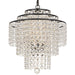 Crystorama ARI-304-DB-CL-MWP Arielle Four Light Chandelier Dark Bronze Main Image.jpg