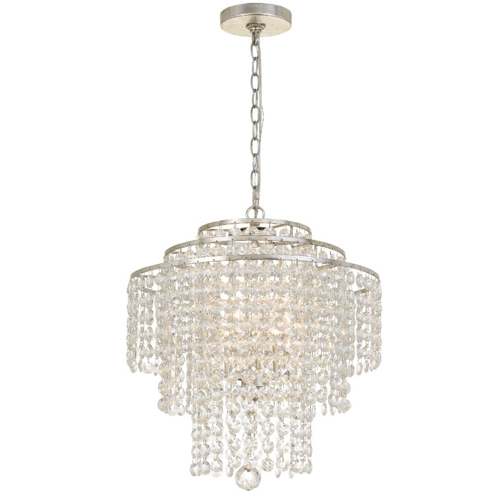Crystorama ARI-304-SA-CL-MWP Arielle Four Light Chandelier Antique Silver Alternate Image.jpg