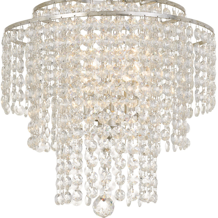 Crystorama ARI-304-SA-CL-MWP Arielle Four Light Chandelier Antique Silver Alternate Image 2.jpg