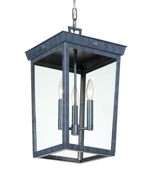 Crystorama BEL-A8065-GE Belmont Three Light Outdoor Pendant Graphite Main Image.jpg