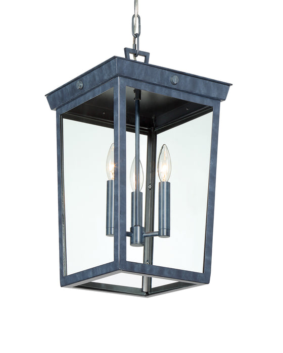 Crystorama BEL-A8065-GE Belmont Three Light Outdoor Pendant Graphite Main Image.jpg