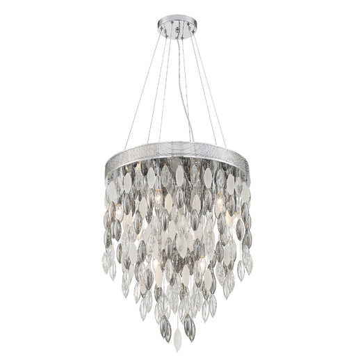 Crystorama HUD-A2219-CH Hudson Nine Light Chandelier Polished Chrome Alternate Image.jpg