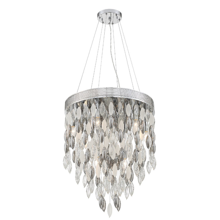Crystorama HUD-A2219-CH Hudson Nine Light Chandelier Polished Chrome Alternate Image.jpg