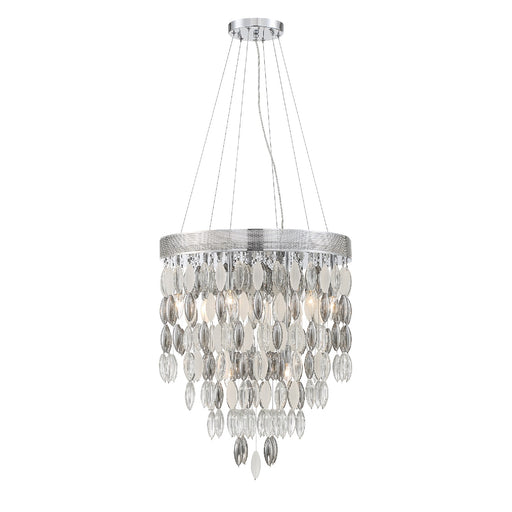 Crystorama HUD-A2219-CH Hudson Nine Light Chandelier Polished Chrome Main Image.jpg