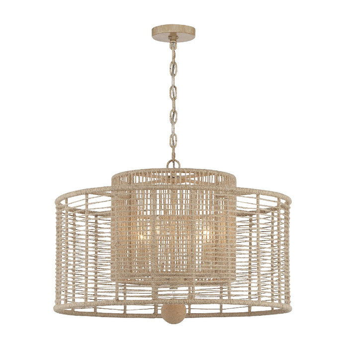 Crystorama JAY-A5004-BS Jayna Four Light Chandelier Burnished Silver Alternate Image.jpg