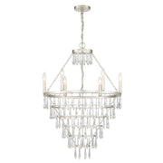 Crystorama LUC-A9066-SA Lucille Six Light Chandelier Antique Silver Alternate Image.jpg