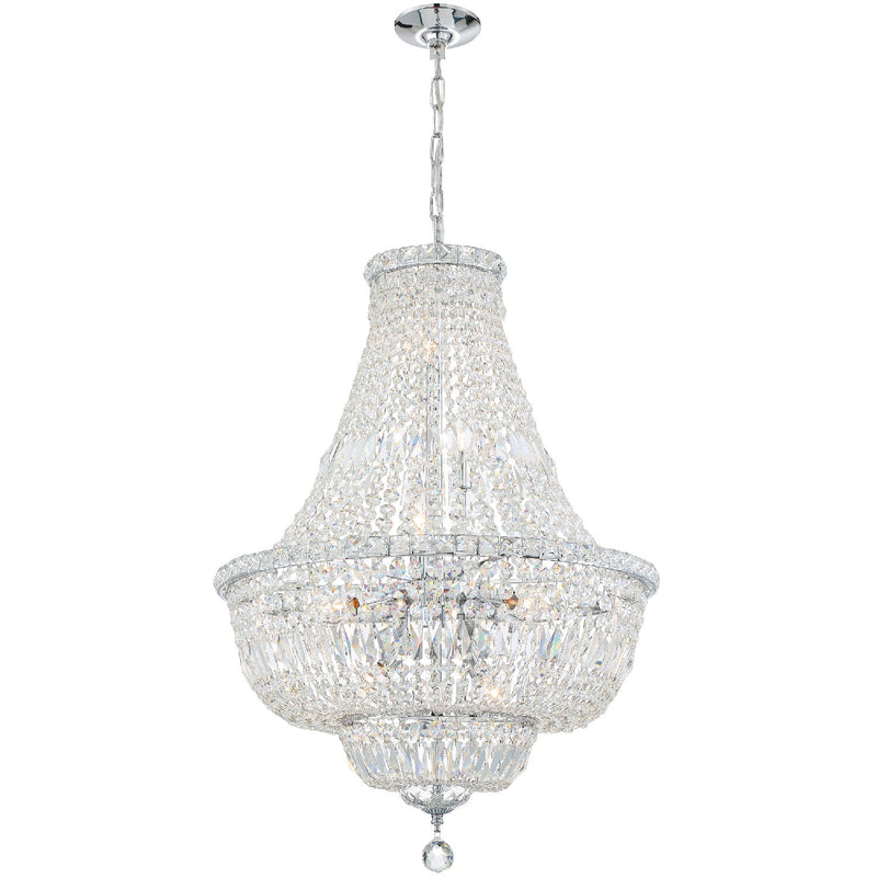Crystorama ROS-A1009-CH-CL-MWP Roslyn Nine Light Chandelier Polished Chrome Alternate Image.jpg