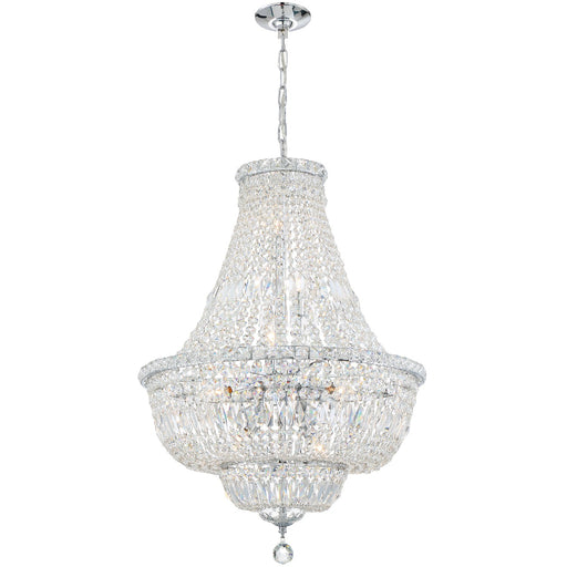 Crystorama ROS-A1009-CH-CL-MWP Roslyn Nine Light Chandelier Polished Chrome Alternate Image.jpg
