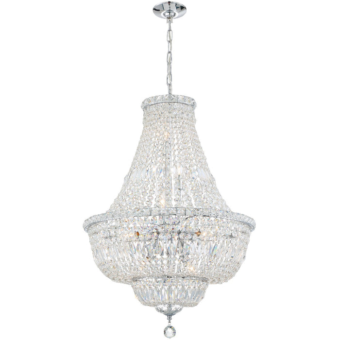 Crystorama ROS-A1009-CH-CL-MWP Roslyn Nine Light Chandelier Polished Chrome Alternate Image.jpg