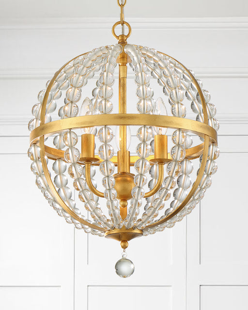 Crystorama ROX-A9003-GA Roxy Three Light Chandelier Antique Gold Main Image.jpg