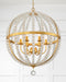 Crystorama ROX-A9006-GA Roxy Six Light Chandelier Antique Gold Main Image.jpg