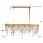 Crystorama WIN-617-GA-CL-MWP Winham Six Light Chandelier Antique Gold Alternate Image 2.jpg