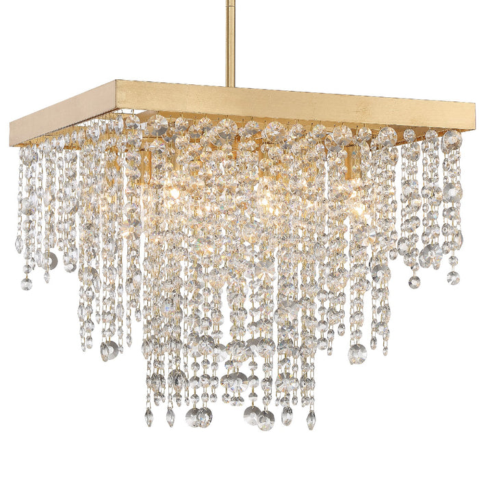 Crystorama WIN-618-GA-CL-MWP Winham Eight Light Chandelier Antique Gold Alternate Image 4.jpg