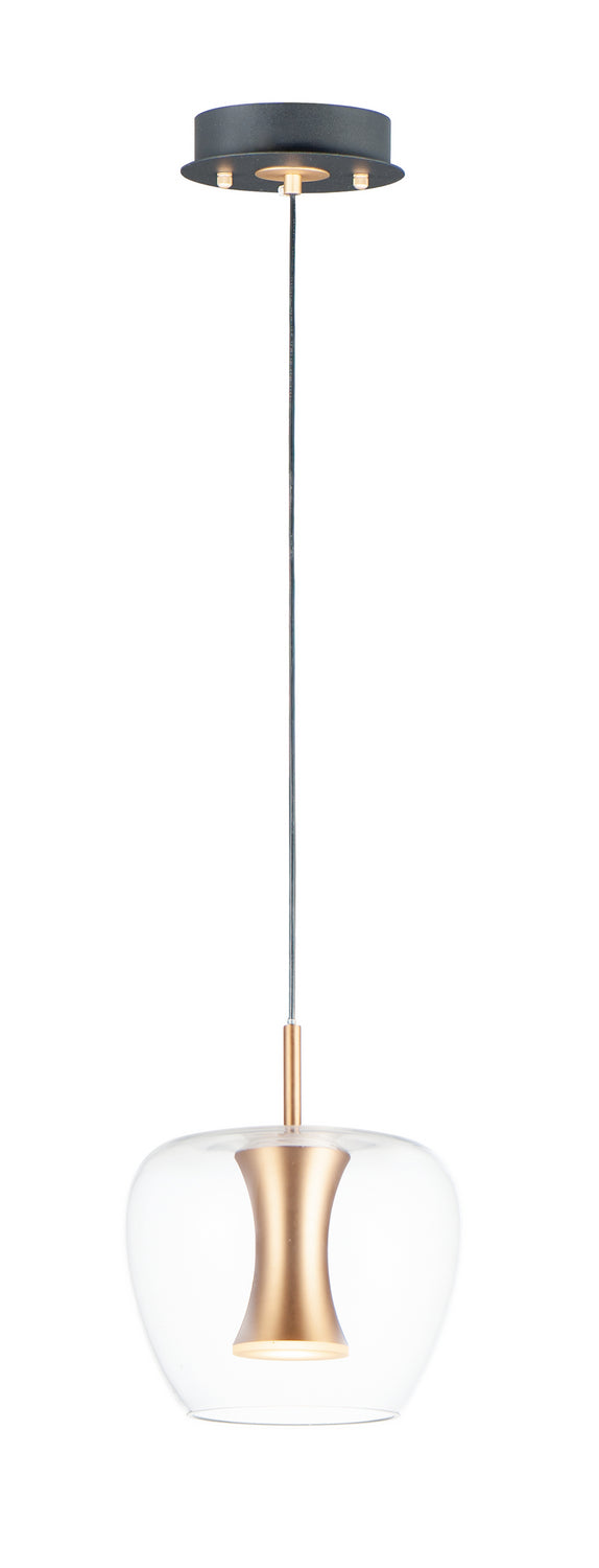 ET2 E24162-18BKGLD Newton LED Pendant, Black / Gold Main Image.jpg