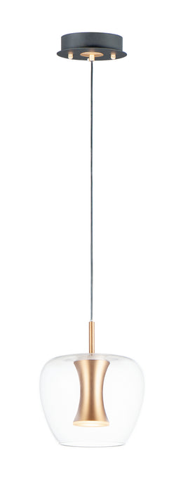 ET2 E24162-18BKGLD Newton LED Pendant, Black / Gold Main Image.jpg