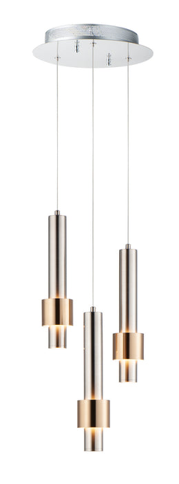 ET2 E24753-SNSBR Reveal LED Pendant, Satin Nickel / Satin Brass Main Image.jpg