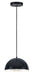 ET2 E24902-GBAL Hemisphere LED Pendant, Gloss Black / Aluminum Main Image.jpg