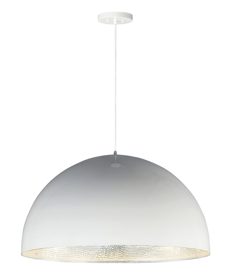 ET2 E24906-GWAL Hemisphere LED Pendant, Gloss White / Aluminum Main Image.jpg