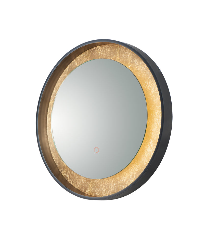 ET2 E42036-GLBK Floating LED Mirror, Gold Leaf / Black Main Image.jpg