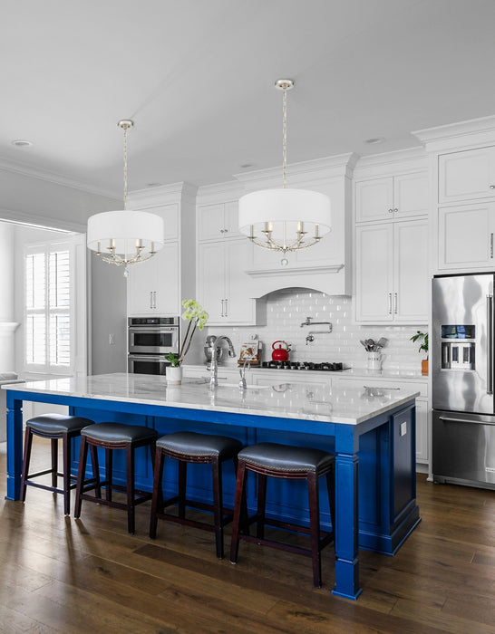 Crystorama 8016-PN Mirage Six Light Chandelier Polished Nickel Alternate Image 4.jpg