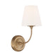 Crystorama 2441-OP-VG Sylvan One Light Wall Sconce Vibrant Gold Main Image.jpg