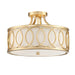 Crystorama 285-GA Graham Three Light Semi Flush Mount Antique Gold Main Image.jpg