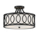 Crystorama 285-MK Graham Three Light Semi Flush Mount Matte Black Main Image.jpg