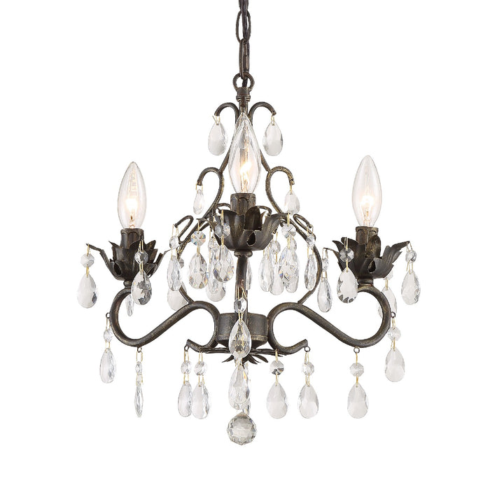 Crystorama 4534-EB-CL-MWP Paris Market Three Light Mini Chandelier English Bronze Main Image.jpg
