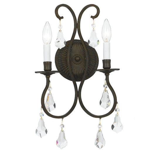 Crystorama 5012-EB-CL-S Ashton Two Light Wall Sconce English Bronze Main Image.jpg
