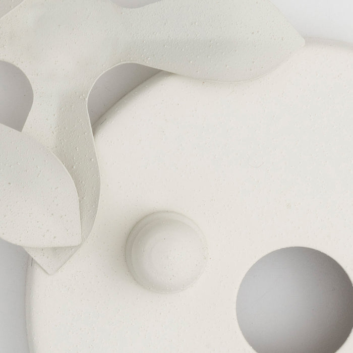 Crystorama 504-MT Broche Four Light Chandelier Matte White Alternate Image 2.jpg