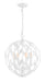 Crystorama 504-MT Broche Four Light Chandelier Matte White Main Image.jpg