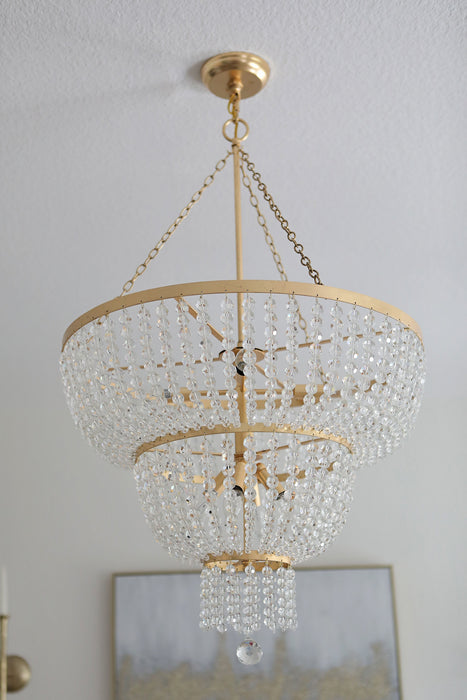 Crystorama 610-GA Rylee Eight Light Chandelier Antique Gold Alternate Image 4.jpg