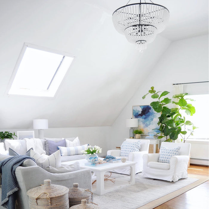 Crystorama 610-MK Rylee Eight Light Chandelier Matte Black Alternate Image 4.jpg