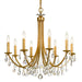 Crystorama 8828-GA-CL-MWP Bridgehampton Eight Light Chandelier Antique Gold Main Image.jpg