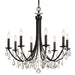 Crystorama 8828-VZ-CL-MWP Bridgehampton Eight Light Chandelier Vibrant Bronze Main Image.jpg