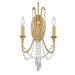 Crystorama ARC-1902-GA-CL-MWP Arcadia Two Light Wall Sconce Antique Gold Main Image.jpg