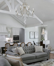 Crystorama ARC-1909-SA-CL-MWP Arcadia 12 Light Chandelier Antique Silver Alternate Image 2.jpg