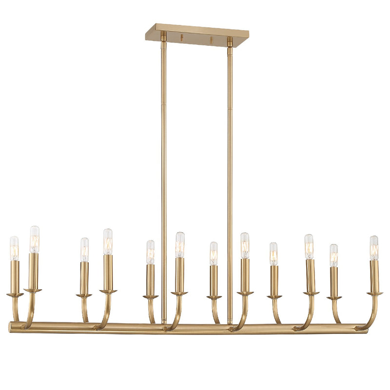 Crystorama BAI-A2112-AG Bailey 12 Light Chandelier Aged Brass Main Image.jpg
