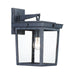 Crystorama BEL-A8062-GE Belmont One Light Outdoor Wall Sconce Graphite Main Image.jpg