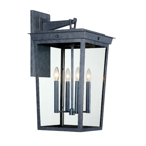 Crystorama BEL-A8064-GE Belmont Four Light Outdoor Wall Sconce Graphite Main Image.jpg