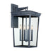 Crystorama BEL-A8064-GE Belmont Four Light Outdoor Wall Sconce Graphite Main Image.jpg