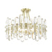 Crystorama BOL-8884-AG Bolton Four Light Semi Flush Mount Aged Brass Alternate Image 4.jpg