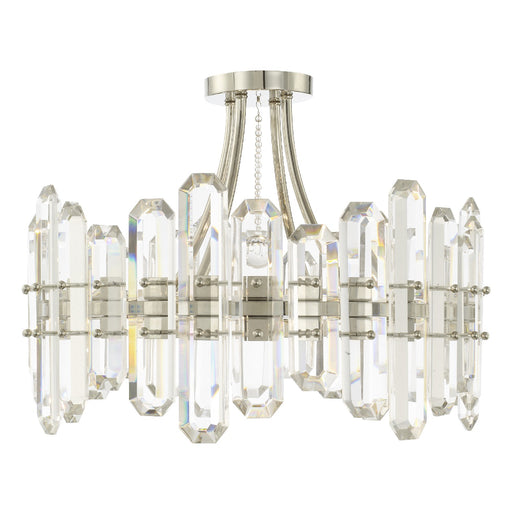 Crystorama BOL-8884-PN Bolton Four Light Semi Flush Mount Polished Nickel Main Image.jpg