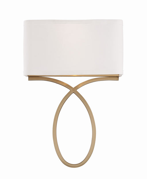 Crystorama BRK-A3702-VG Brinkley Two Light Wall Sconce Vibrant Gold Main Image.jpg